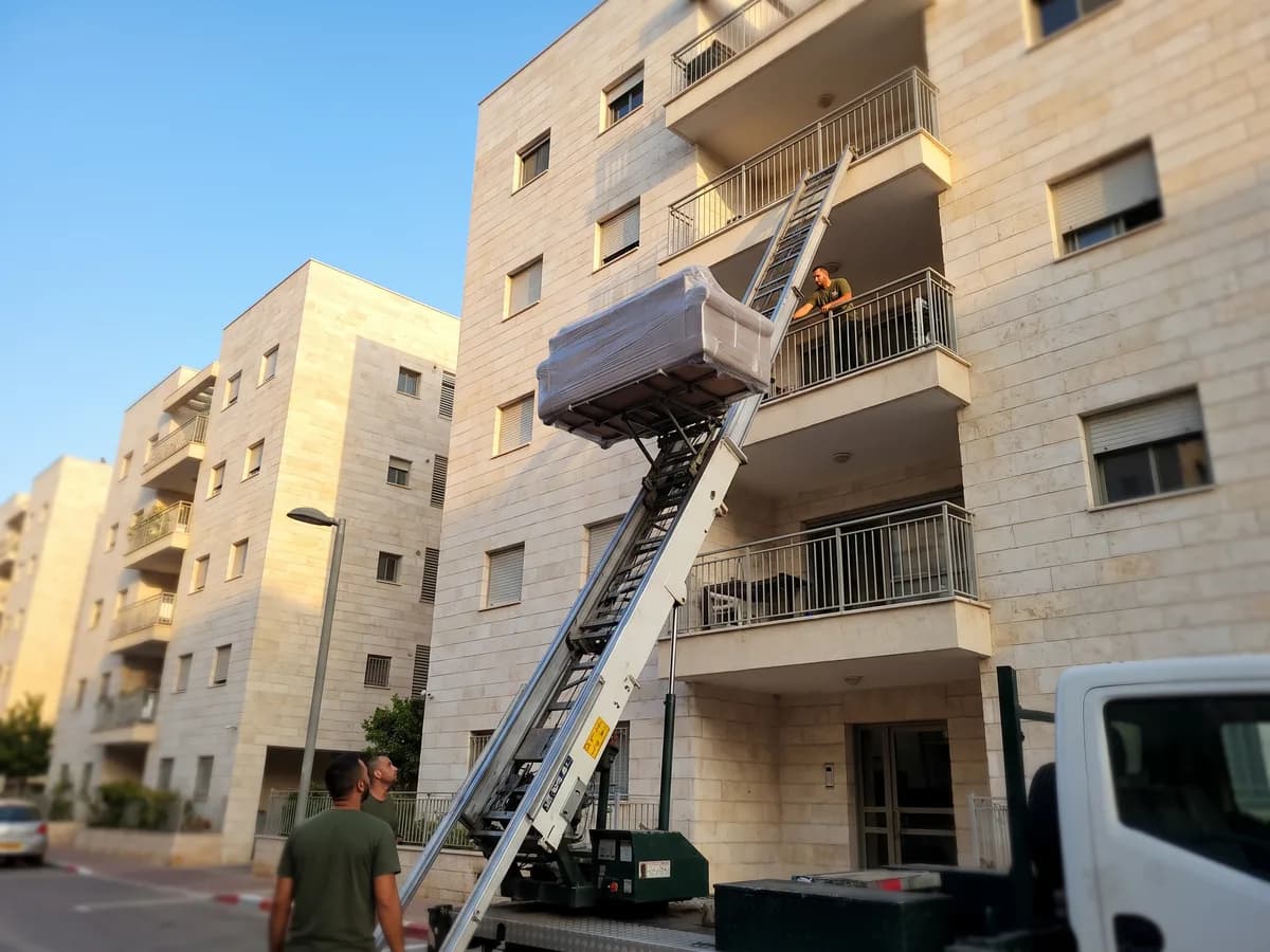 מנוף מרים רהיט לקומה גבוהה